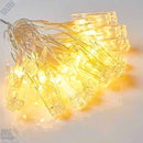 Cordão de Luzes Led com Pregadores para Fotografias